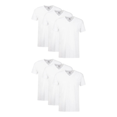 Camisetas Interiores De Algodón Para Hombre Con Cuello Hanes