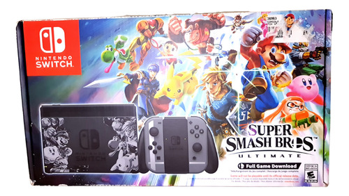 Nintendo Switch V2 Version  Super Smash Bros Usado