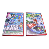 2 Cajas Custom Mario U + Mario Kart 8 (juegos No Incluidos)