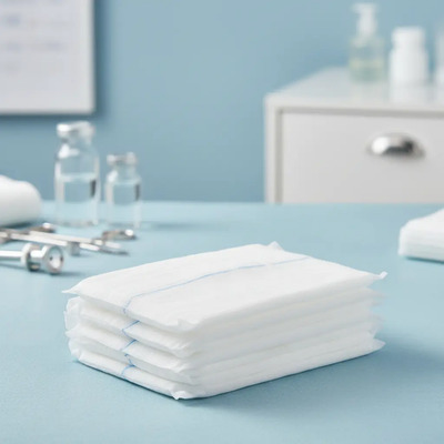 Apósito absorbente combinados de celulosa con tela no tejida 20 x 8 cm paquete con 100 piezas Ideal para el cuidado de las heridas en primeros auxilios | Envío gratis