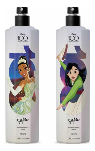 Kit Duo Colônia Infantil Sophie Disney100