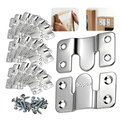 50pcs Soporte De Montaje Empotrado Para Colgar Muebl