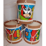 Bombo Criollo Artesanal - Instrumento Musical Infantil 