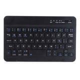 Mini Teclado Bluetooth Negro Mini Portátil De 7 Pulgadas