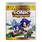 Sonic Generations Midia Fisica Ps3 ( Cd ) 