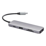 Hub Usb-c Satechi Multiport Pro 5 Portas Pd 87w Space Gray