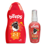 Shampoo + Colônia Melancia Beeps Pets Society - 2 Em 1 