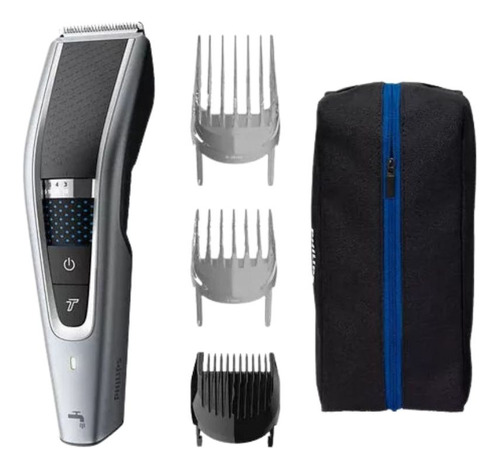 Maquina Corta Pelo/cabello Serie 5000 Philips Hc5630/15 Color Gris/negro