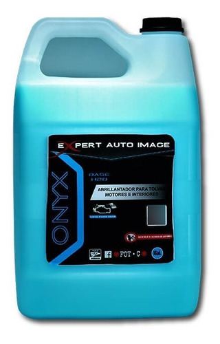Fotc Onyx Restaurador Base Agua Para Motor Y Plásticos Galon