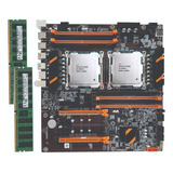 Kit Placa Dual Cpu X99 + Processadores 2680 V4 + 64gb Ddr4