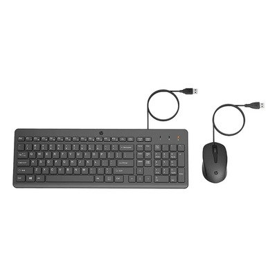 Combo Teclado Y Mouse Hp Alámbrico 150 Negro | Meses sin interés