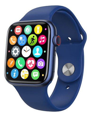 Smartwatch X-time Sw56 1.69  Caja  Azul, Malla  Azul De  Silicona