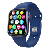 Smartwatch X-time Sw56 1.69  Caja  Azul, Malla  Azul De  Silicona