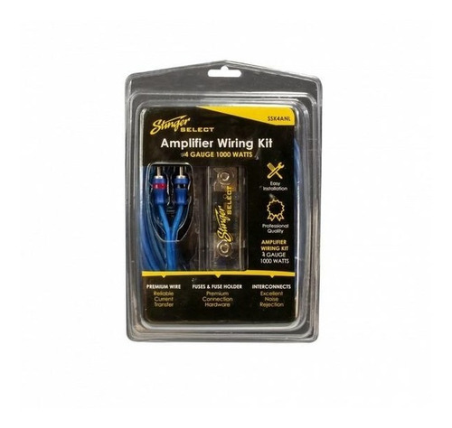 Kit Cables Subwoofer Stinger Select 4ga Ssk4anl  Sonocar