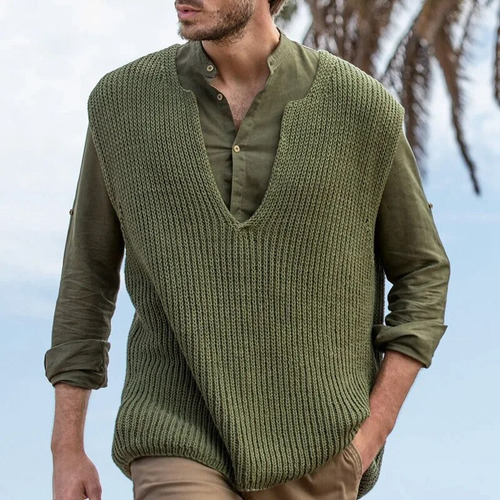 Camisa Para Hombre, Suéter, Chaleco, Jersey De Punto, Jersey