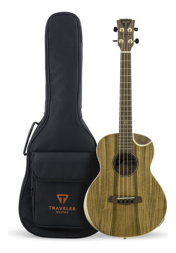 Traveler Guitar Bajo Acustico-electrico De 6 Cuerdas, Derech