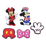 Jibbitz Pines Accesorio Charms Crocs Mickeyy Minniee Mousee