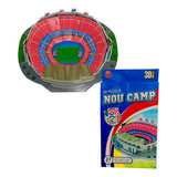 Quebra Cabeça Mini Estádio Camp Nou 3d Barcelona 27 Peças