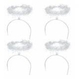 4 Piezas Angel Halo Headbands White Halo Headbands Faux...