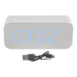 Reloj Despertador Digital Led Con Bocina /radio Fm