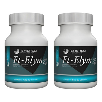Kit 2 Ismerely | Ft-elym Pro | Antioxidante | 30 Cápsulas | Meses sin interés