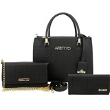 Bolsas Feminina Kit 2 Bolsa + Carteira Mega Promoção Arietto