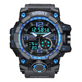 Reloj Deportivo Analógico Led Militar Digital Para Hombre,