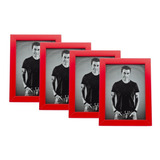  4 Porta Retrato 15x21 Atacado Amor Love Vermelho Premium