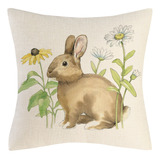 Funda De Cojín Q Pillow Rabbit Para El Día De Pascua