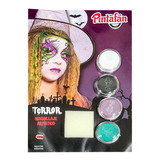 Kit Maquillaje Artístico Terror Halloween Disfraz Pinta - Cc