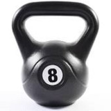 Pesa Rusa 8kg Pvc Kettlebell Fitness Crossfit Entrenamiento