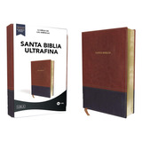 Libro: Lbla Santa Biblia Ultrafina, Leathersoft, Café (spani