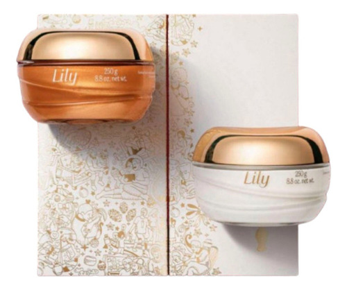  Kit Presente Lily Geléia Iluminadora E Lily Creme Acetinado