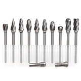 Wokesi 10pcs 1/4 '' (6 Mm) De Corte Dia, Dia 3mmshank, Punto