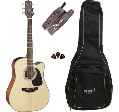 Violão Takamine Elétrico Gd30 Ce Natural Sólido Capa Correia