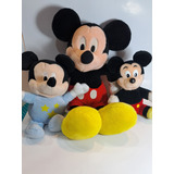 Muñecos Mickey Mouse Disneylandia Disney Antiguo Tres