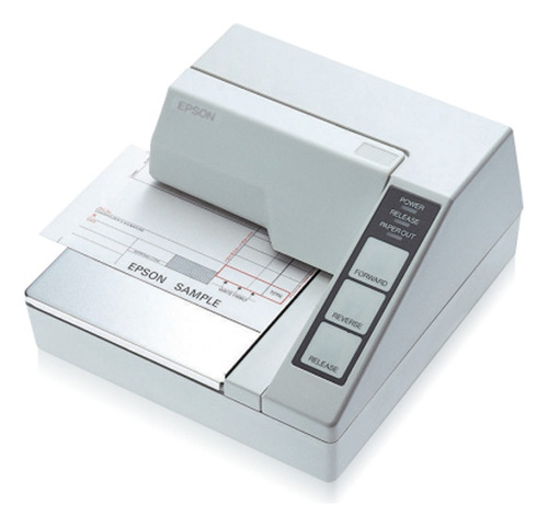 Impresora De Cheques Epson Tm-u295 Serial Certif  Blanco