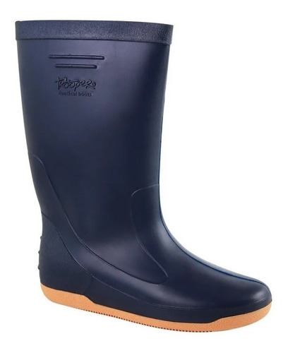 Bota De Lluvia Nauticas Goma Impermeables Calidad No Patinan