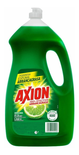 Lavatrastes Lavavajillas Axion Limón Líquido Botella 2800 ml