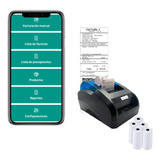 Impresora Bluetooth Ticket Afip + App Celular Sin Abono