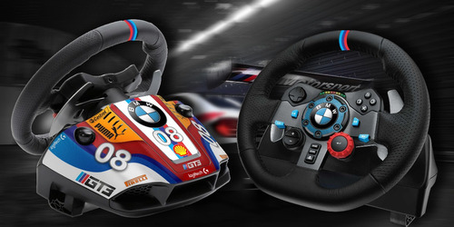 Skin Volante G25 G27 G29 E G920 Full Bmw Laranja