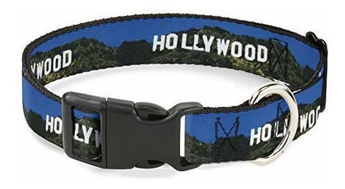 Buckle-down Cat Collar Breakaway Vivid Hollywood Sign 8 To 1