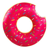 Flotador Dona Donuts Frutilla 120cm Inflable Piscina