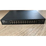 Switch Dell  Powerconnect 2824 24p Giga Gerencial + 2x Sfp
