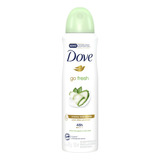 Antitranspirante Em Aerossol Dove Pepino E Chá Verde Go Fresh 150 Ml