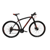 Mountain Bike Venzo Shadow Series Loki Evo R29 18  21v Frenos De Disco Mecánico Cambios Shimano Color Negro/rojo  