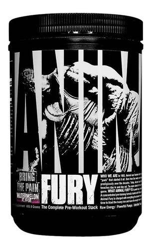 Pre Entreno Universal Animal Fury 30 Servicios