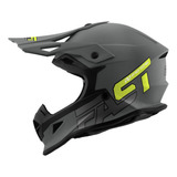 Capacete De Moto Fechado Masculino Cross Fast 788 Grey Fosco