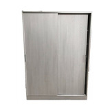 Placard Muebles Hedi 160 X 220 De Melamina Con 2 Puertas  Corredizas Rieles De Aluminio