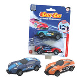 Kit Carrinho Brinquedo Miniatura Carro C/ Fricção Bate Pula